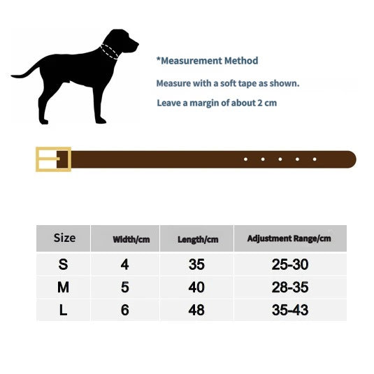 full‑Grain Genuine Leather Dog Collar Wide 4cm 5cm 6cm Adjustable Tapered Collar for Greyhound Whippet Sighthound Long Neck Dogs