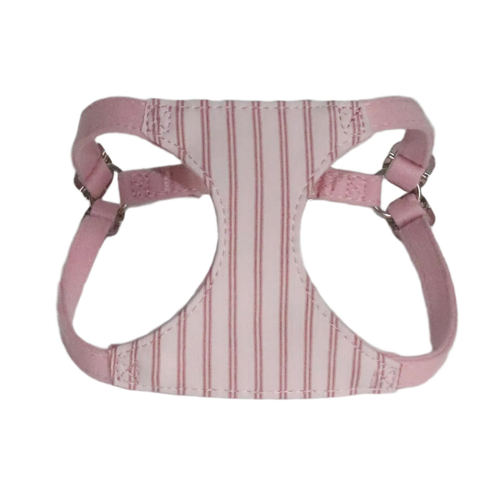 Cute cotton Striped Dog Harness and Leash Set Soft Breathable Pet Walking Vest Harness with leash No Pull Puppy Chest harness