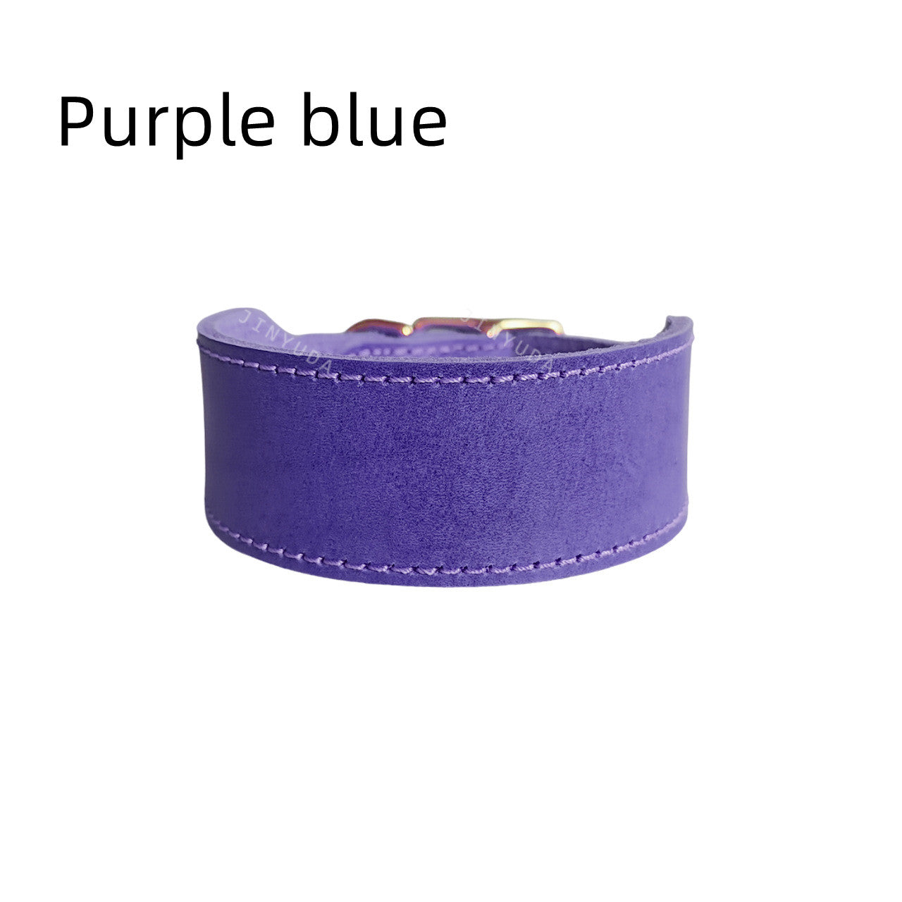Genuine Top Layer Cowhide Wide Dog Collar, Adjustable Soft Leather Martingale Collar for Medium Large Long Neck Dogs Heavy Duty Anti-Pull Durable Pet Collar