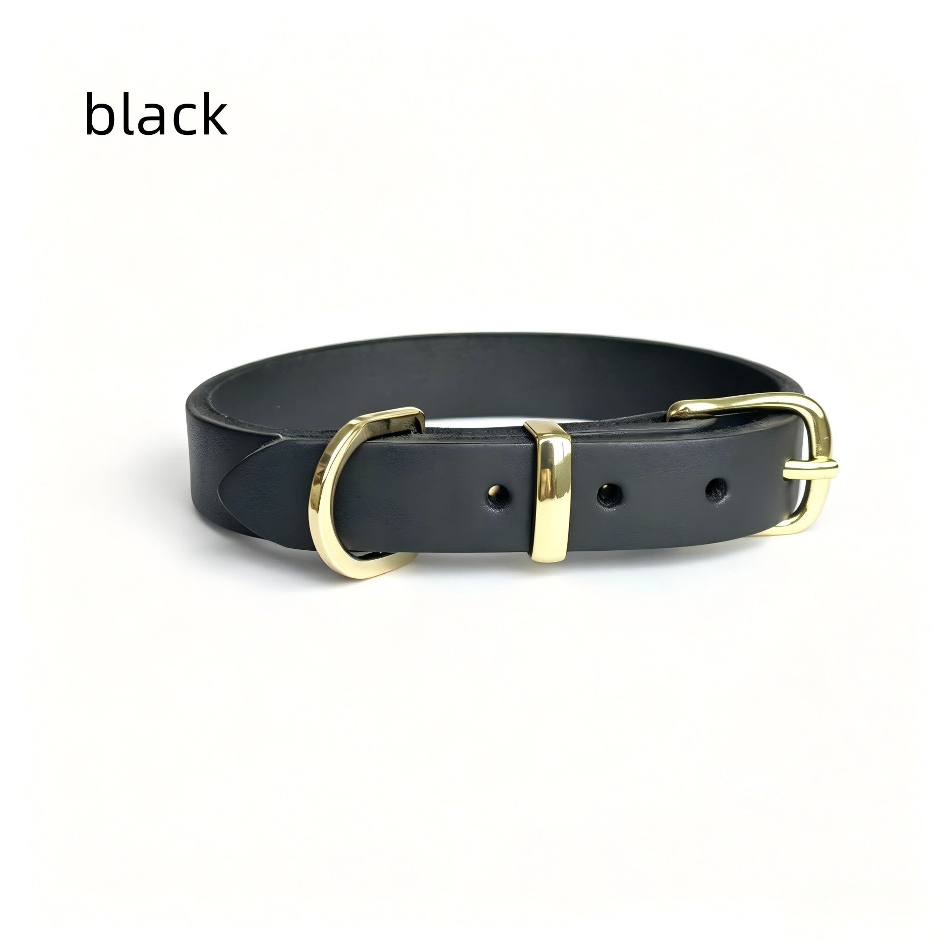 Genuine classic Leather Dog Collar Adjustable Heavy Duty Pet walking Collar Soft Dog Collars for Small Medium Large dogs