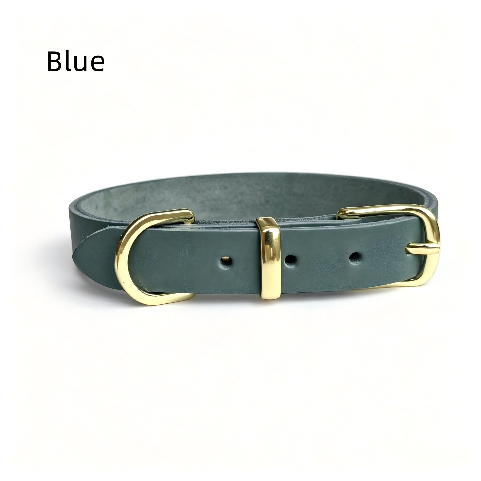 Genuine classic Leather Dog Collar Adjustable Heavy Duty Pet walking Collar Soft Dog Collars for Small Medium Large dogs