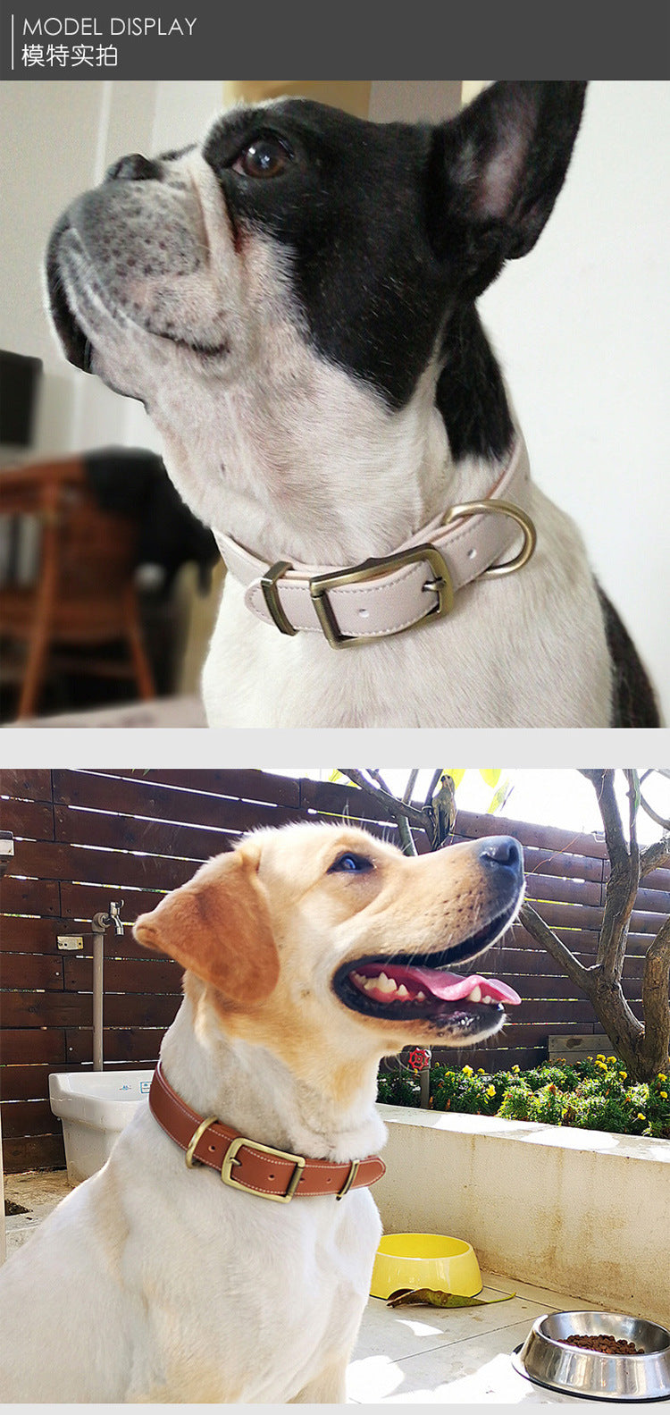Soft Microfiber Leather Dog Collar Fully Enclosed Design to Prevent Fur Snagging Adjustable heavy duty no pull Pet Collar