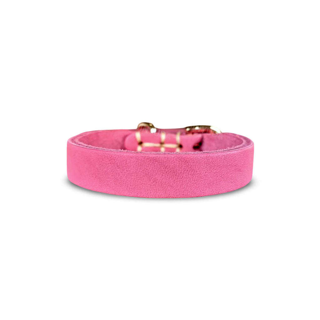 Genuine Top-Grain Cowhide Leather Dog Collar Adjustable Heavy Duty Durable Leather Collar Shock Resistant Anti-Pull for Small Medium Large Dogs Multiple Vibrant Colors Available