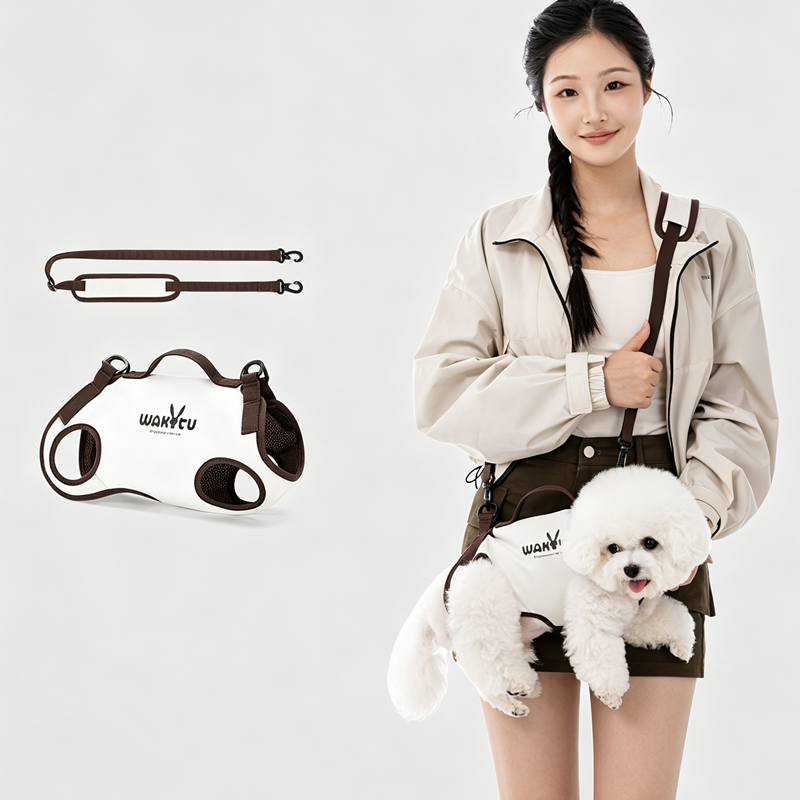 2-in-1 Pet Carrier & Harness with leash set Pet Sling Carrier for Small Dogs Cats soft sided pet carrier bag pet chest harness