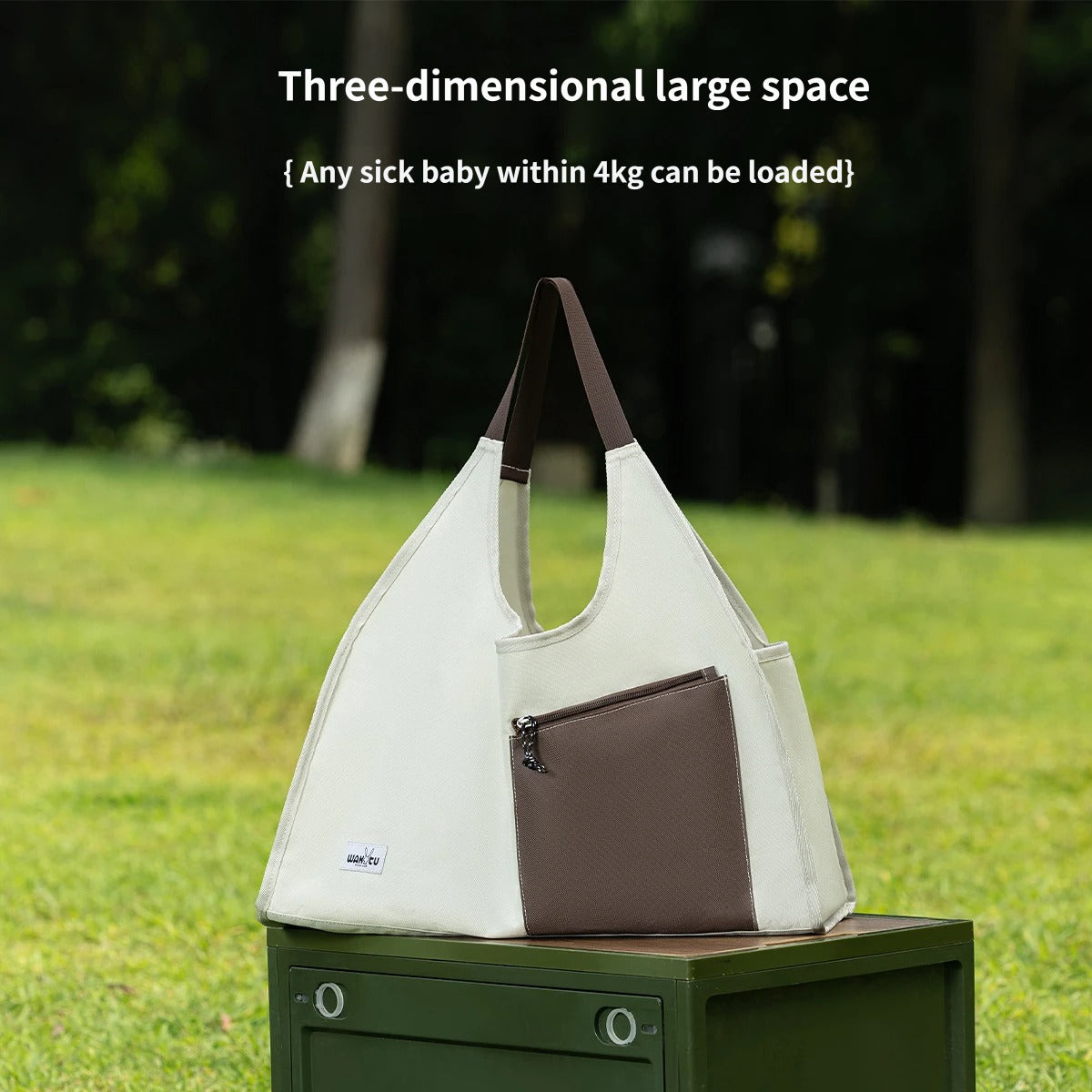 Lightweight Foldable Pet Shoulder Tote Bag Portable Soft Pet Carrier Handbag for Small Dogs Cats Outdoor Walking