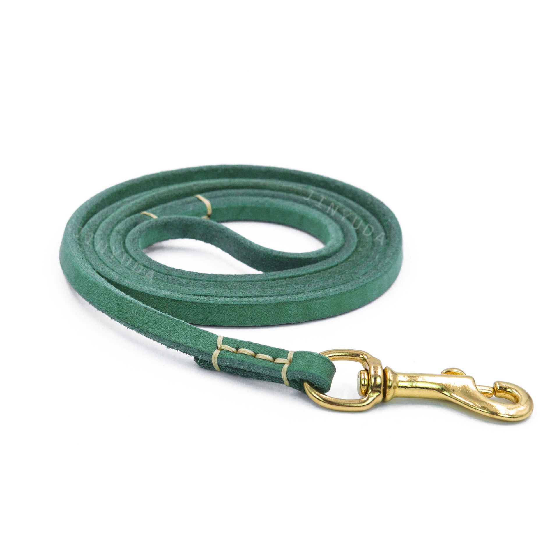 Genuine Top‑Grain Leather Dog Leash