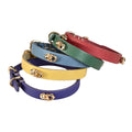 Genuine Full Grain Leather Dog cat Collar Adjustable DIY Pet Collar with clasp adjustable heavy duty no-pull dog walking collar