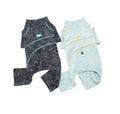 Fall Winter striped Dog Four‑Legged Jumpsuit Soft Cotton Base Layer Puppy Bodysuit pet Pajamas for Teddy Poodle Small Dogs