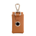 enuine Leather Dog Poop Bag Holder Premium Luxury Pet Waste Bag Dispenser Leather Puppy Poop Bag Carrier for Dog Collar Leash