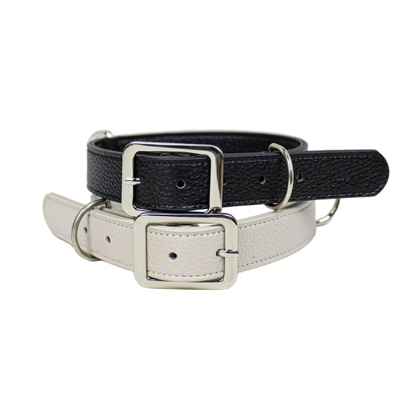 Genuine Leather Dog Collar and Leash Set Soft Real Leather Dog Collar Leash pet heavy duty Walking Leash and collar