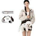 2-in-1 Pet Carrier & Harness with leash set Pet Sling Carrier for Small Dogs Cats soft sided pet carrier bag pet chest harness