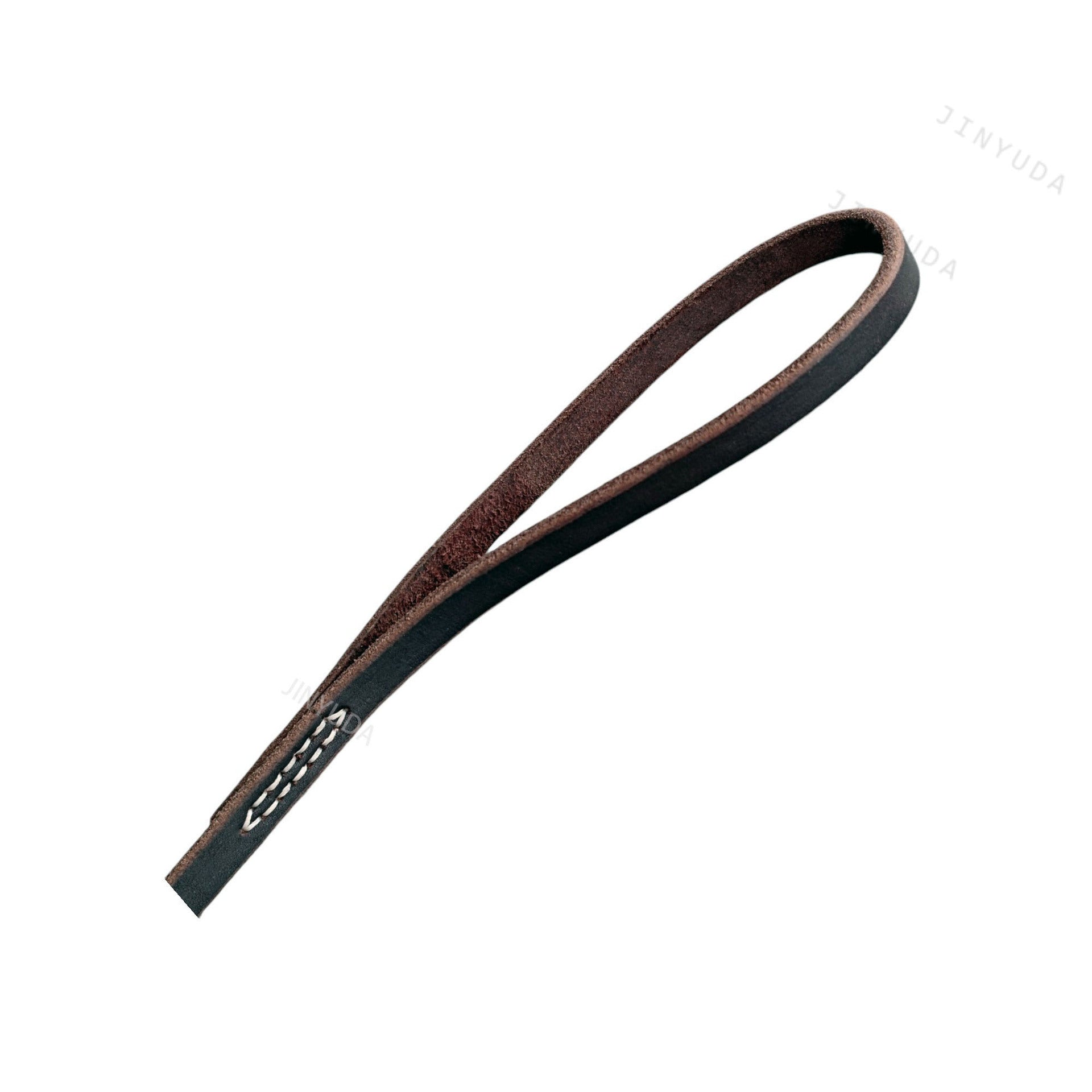 Genuine Leather Slip Lead Dog Training P Leash Anti Pull Close Control Walking Dog Lead Durable Real Leather Slip Collar Combined Dog Leash for Small Medium Large Dogs