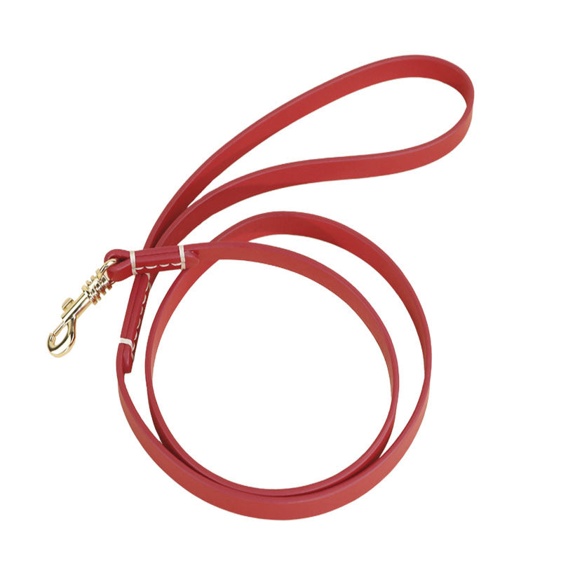 classic Genuine Leather Dog Leash Heavy Duty Soft Real Leather Puppy walking Leash for Small Medium Large Dogs