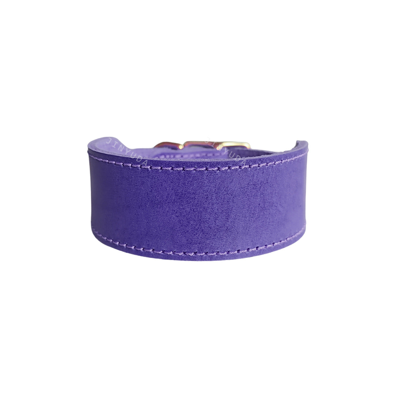 Genuine Full‑Grain leather Dog Collar 5cm wide Thickened pet collar for Medium Large dogs Heavy‑Duty Adjustable dog Collar