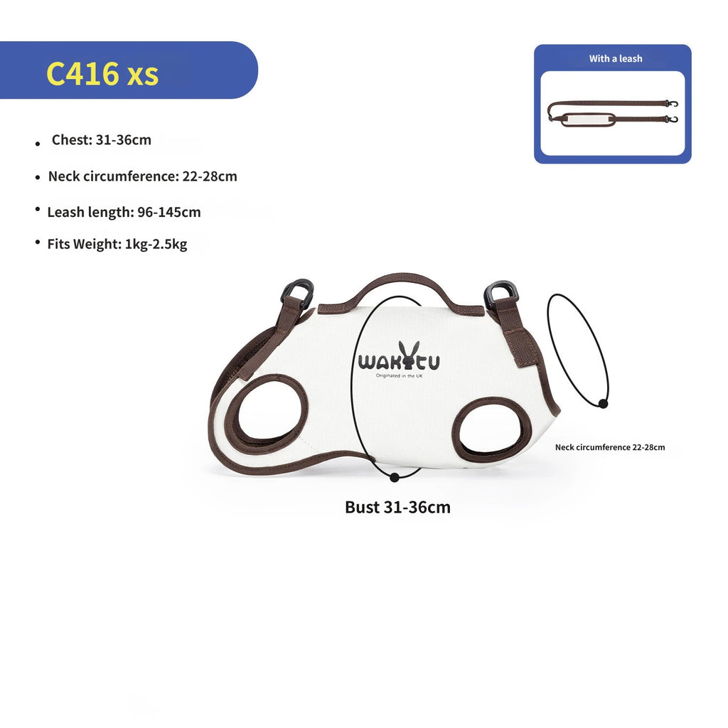 2-in-1 Pet Carrier & Harness with leash set Pet Sling Carrier for Small Dogs Cats soft sided pet carrier bag pet chest harness