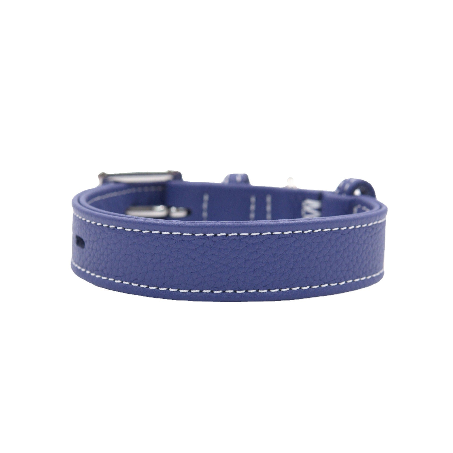 Genuine Leather Dog Collar Adjustable Pet Collar for Small Medium Large Dogs heavy duty No-pull dog collar For daily dog walking