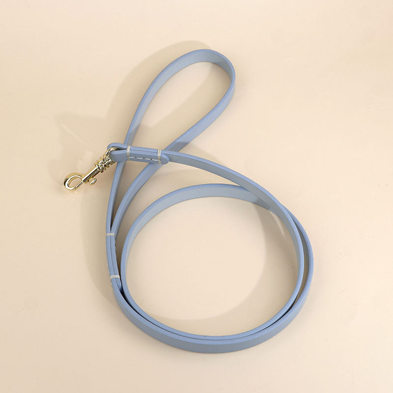 classic Genuine Leather Dog Leash Heavy Duty Soft Real Leather Puppy walking Leash for Small Medium Large Dogs