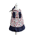 Floral Ruffled Dog Dress
